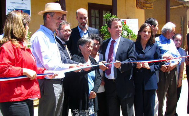 Ceremonia entrega primeras casas en Vichuquén