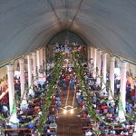 Interior del templo de Caguach.