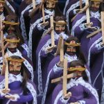 Figuras artesanales del Cristo Nazareno de Caguach.