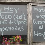 Puesto de comida en Caguach.