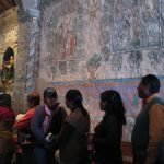Devotos asistentes a la procesión.
