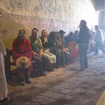 El párroco, que vive en Putre, aprovecha la ocasión para adoctrinar a los fieles.