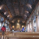 Interior de la iglesia de Achao.