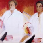 LA LETRA CON SANGRE ENTRA 1986 Óleo sobre tela 168 x 172 cm Museo Nacional de Bellas Artes, Santiago, Chile