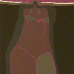 FIGURA ANCESTRAL 1979 Grabado sobre papel 94 x 66 Museo Nacional de Bellas Artes, Santiago, Chile