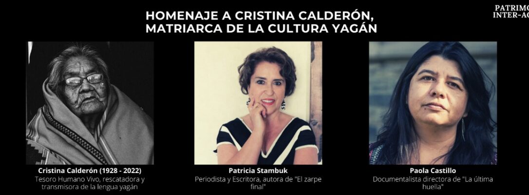 HOMENAJE A CRISTINA CALDERÓN, MATRIARCA DE LA CULTURA YAGÁN