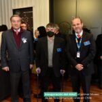 El Presidente de GTD y del Directorio de la Corporación Patrimonio Cultural de Chile, Juan Manuel Casanueva, junto al Subsecretario de Telecomunicaciones Claudio Sraya y al Gerente General de GTD Fernando Gana.