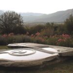 Fuente espiral de la vida, granito, 2002, Colección privada