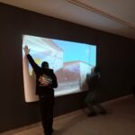 Reproducción del mural pintado en la escuela de Peine