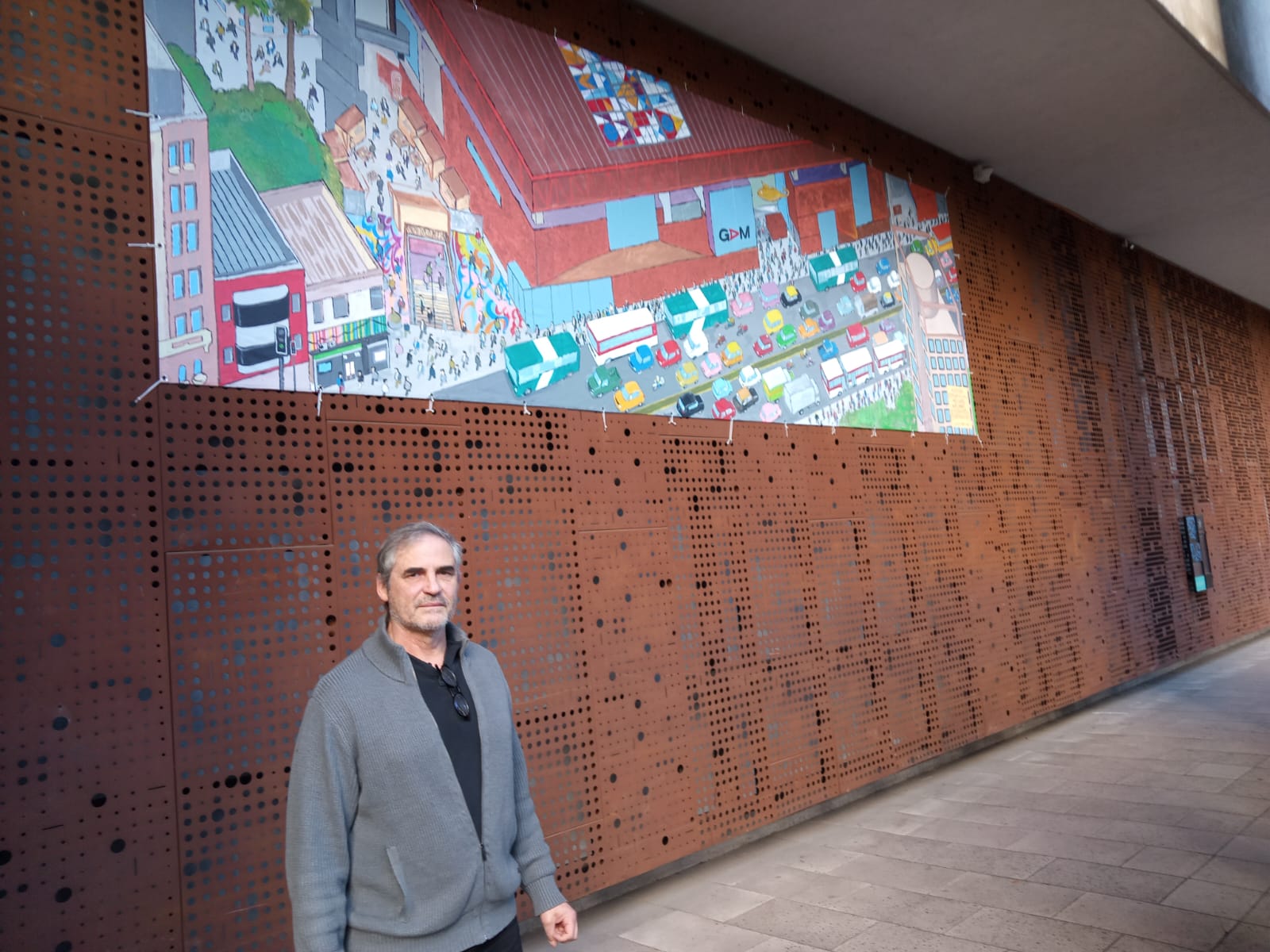 MURAL COMUNITARIO EN EL GAM