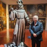 El Director Ejecutivo de la Corporación Patrimonio Cultural de Chile, Roberto Fuenzalida, en la celebración de los 400 años del convento de San Francisco