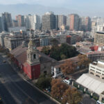Vista aérea de la Iglesia y Convento de San Francisco
